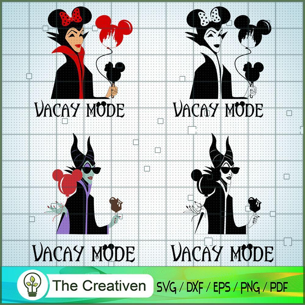 Maleficent Vacay Mode Bundle SVG, Maleficent SVG, Disney Aurora Princess SVG 1 MALEFICENT VACAY copy