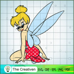 Supreme TinkerBell SVG, Disney Princess SVG, Luxury Brand SVG