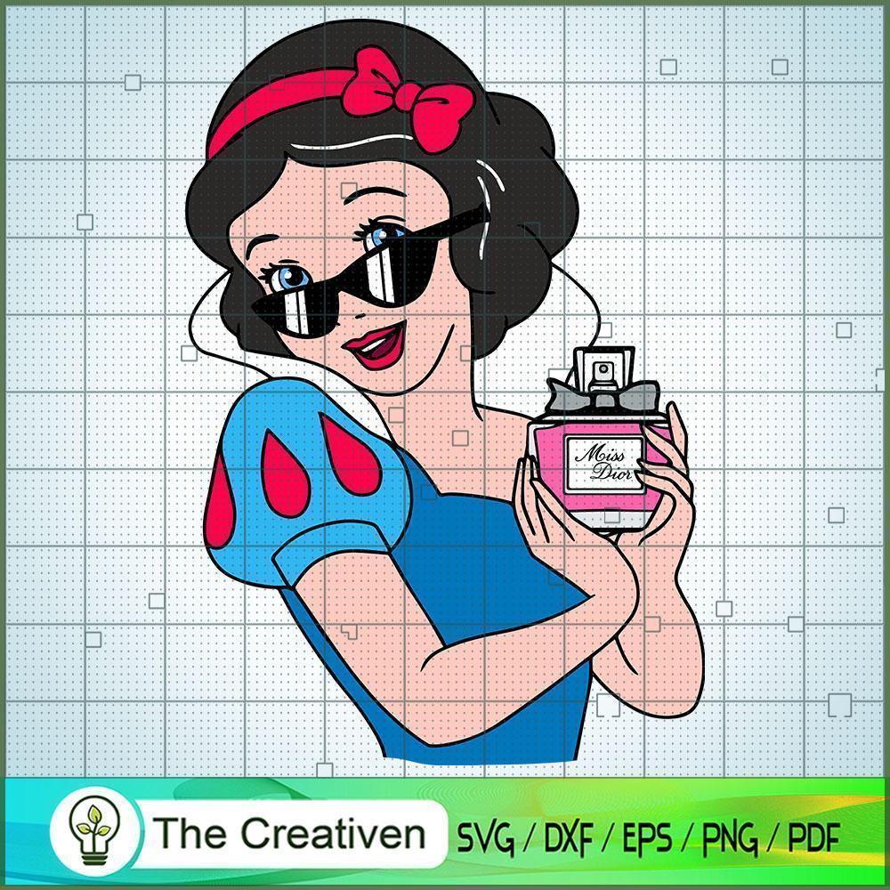 Dior SnowWhite Princess Luxury SVG Cut File for Cricut & Silhouette 1 Dior SnowWhite Princess Luxury SVG Cut File for Cricut & Silhouette