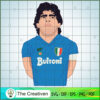 Maradona in Italy SVG, Diego Maradona SVG, Soccer Argentina SVG 3 Maradona003 copy