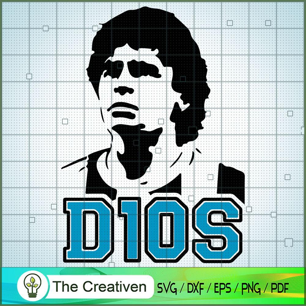 D10S Maradona SVG, Diego Maradona SVG, Soccer Argentina SVG 1 D10S Maradona SVG, Diego Maradona SVG, Soccer Argentina SVG