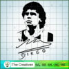 Maradona Diego Signature SVG, Diego Maradona SVG, Soccer Argentina SVG 2 Maradona007 copy
