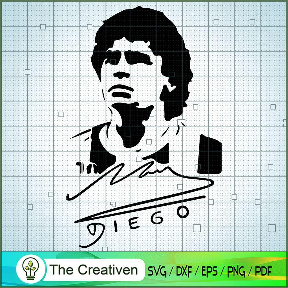 Maradona Diego Signature SVG, Diego Maradona SVG, Soccer Argentina SVG 1 Maradona Diego Signature SVG, Diego Maradona SVG, Soccer Argentina SVG