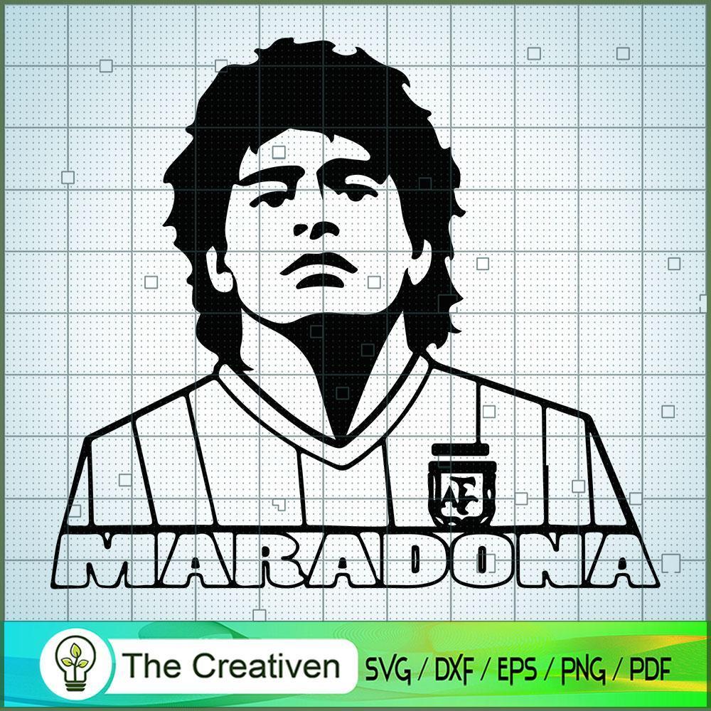 Maradona Legend Outline SVG, Diego Maradona SVG, Soccer Argentina SVG 1 Maradona Legend Outline SVG, Diego Maradona SVG, Soccer Argentina SVG