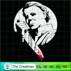 Michael Myers Knife Blood Killer SVG Cut File for Cricut & Silhouette