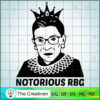 Notorious RBG Crown SVG, Ruth Bader Ginsburg SVG, Judge SVG 2 19 copy 82