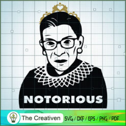 Ladyship R.B.G SVG, Ruth Bader Ginsburg SVG, Judge SVG