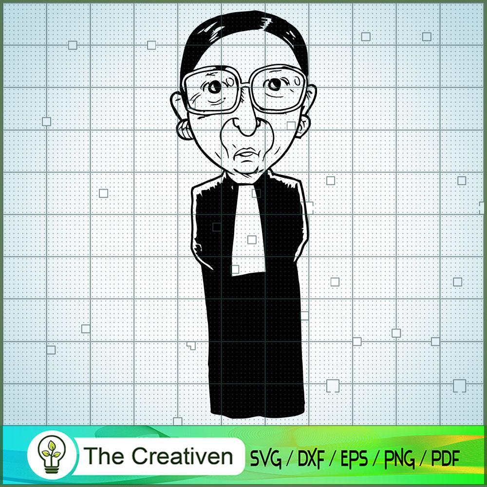 Chibi R.B.G SVG, Ruth Bader Ginsburg SVG, Judge SVG 1 10 copy 90