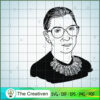 R.B.G Magistrate SVG, Ruth Bader Ginsburg SVG, Judge SVG 3 9 copy 90