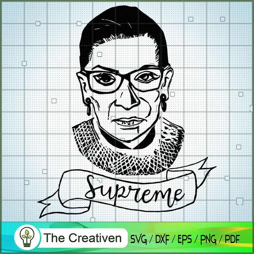 R.B.G Supreme SVG, Ruth Bader Ginsburg SVG, Judge SVG 1 R.B.G Supreme SVG, Ruth Bader Ginsburg SVG, Judge SVG