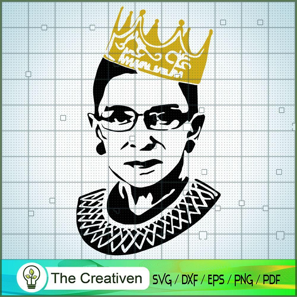 Queen RBG SVG, Ruth Bader Ginsburg SVG, Judge SVG 1 Queen RBG SVG, Ruth Bader Ginsburg SVG, Judge SVG