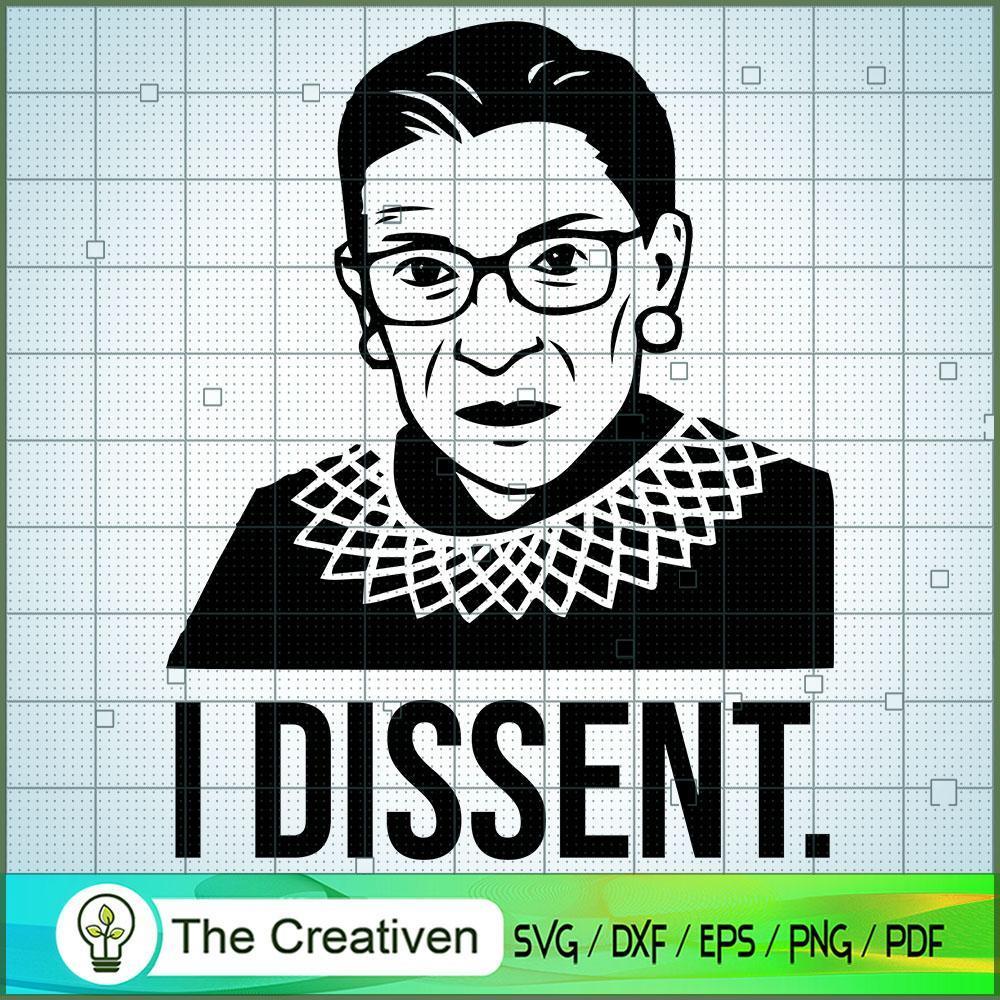 Ruth Bader Ginsburg I Dissent SVG, Ruth Bader Ginsburg SVG, Judge SVG 1 Ruth Bader Ginsburg I Dissent SVG, Ruth Bader Ginsburg SVG, Judge SVG
