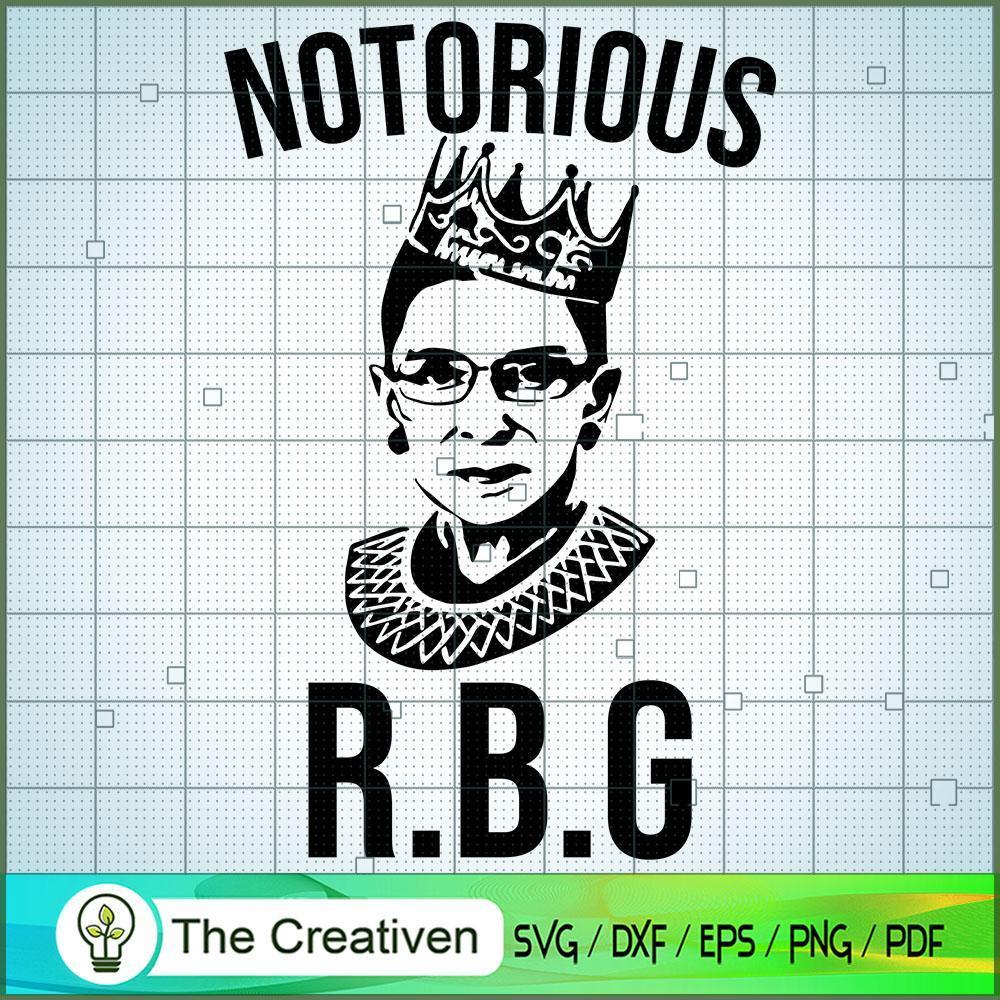 Notorious R.B.G SVG Cut File for Cricut & Silhouette Design 25699 1 Notorious R.B.G SVG Cut File for Cricut & Silhouette Design 25699
