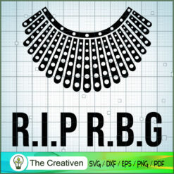 R.I.P R.B.G SVG, Ruth Bader Ginsburg SVG, Judge SVG