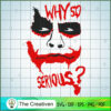 Why So Serious Black Eyes SVG Cut File for Cricut & Silhouette 3 why so serious 21color copy