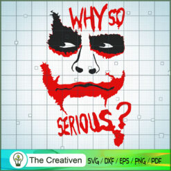 Why So Serious Black Eyes SVG Cut File for Cricut & Silhouette