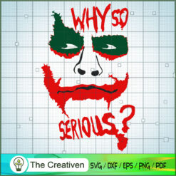 Why So Serious Green Eyes SVG Cut File for Cricut & Silhouette