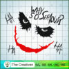 Joker Why So Serious SVG Cut File for Cricut & Silhouette