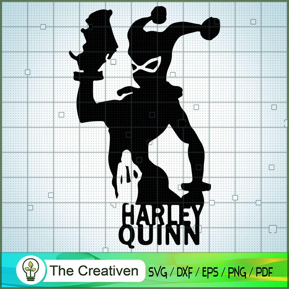 Black Shadow Harley Quinn SVG, Joker And Harley Quinn SVG, Suicide Squad SVG 1 Harley Quinn color27 copy