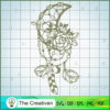 Floral Moon Dream Catcher SVG Cut File for Cricut & Silhouette 3 12 copy 85