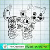 Floral Mandala Cat SVG, Floral SVG, Mystic SVG, Animals SVG 3 9 copy 88