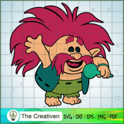 Troll King Peppy SVG Cut File for Cricut & Silhouette