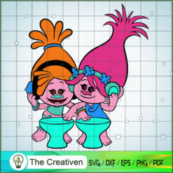Poppy And DJ Suki SVG Cut File for Cricut & Silhouette