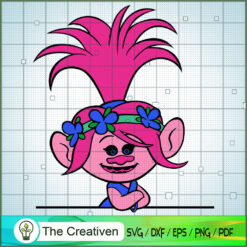 Hi Friends Poppy SVG Cut File for Cricut & Silhouette