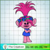Cute Face Pink Hair Poppy SVG Cut File for Cricut & Silhouette 3 Poppy 2 copy