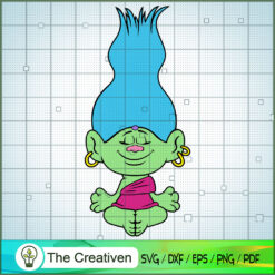 Cybil Meditate SVG Cut File for Cricut & Silhouette