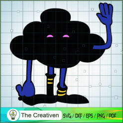 Troller Black Cloud SVG Cut File for Cricut & Silhouette