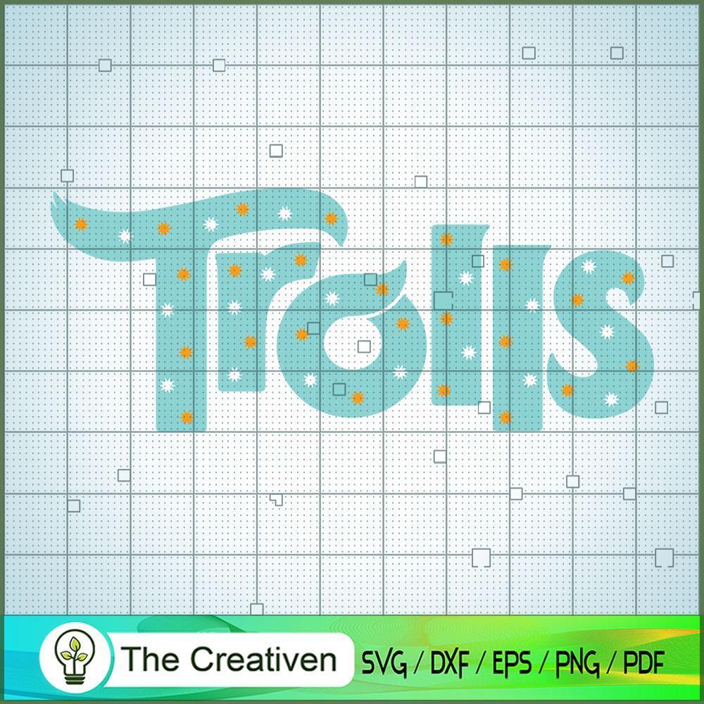 Trolls Logo SVG Cut File for Cricut & Silhouette 1 Trolls Logo SVG Cut File for Cricut & Silhouette