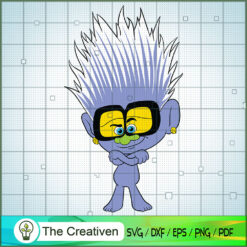 Crazy Hair Tiny Diamond SVG Cut File for Cricut & Silhouette