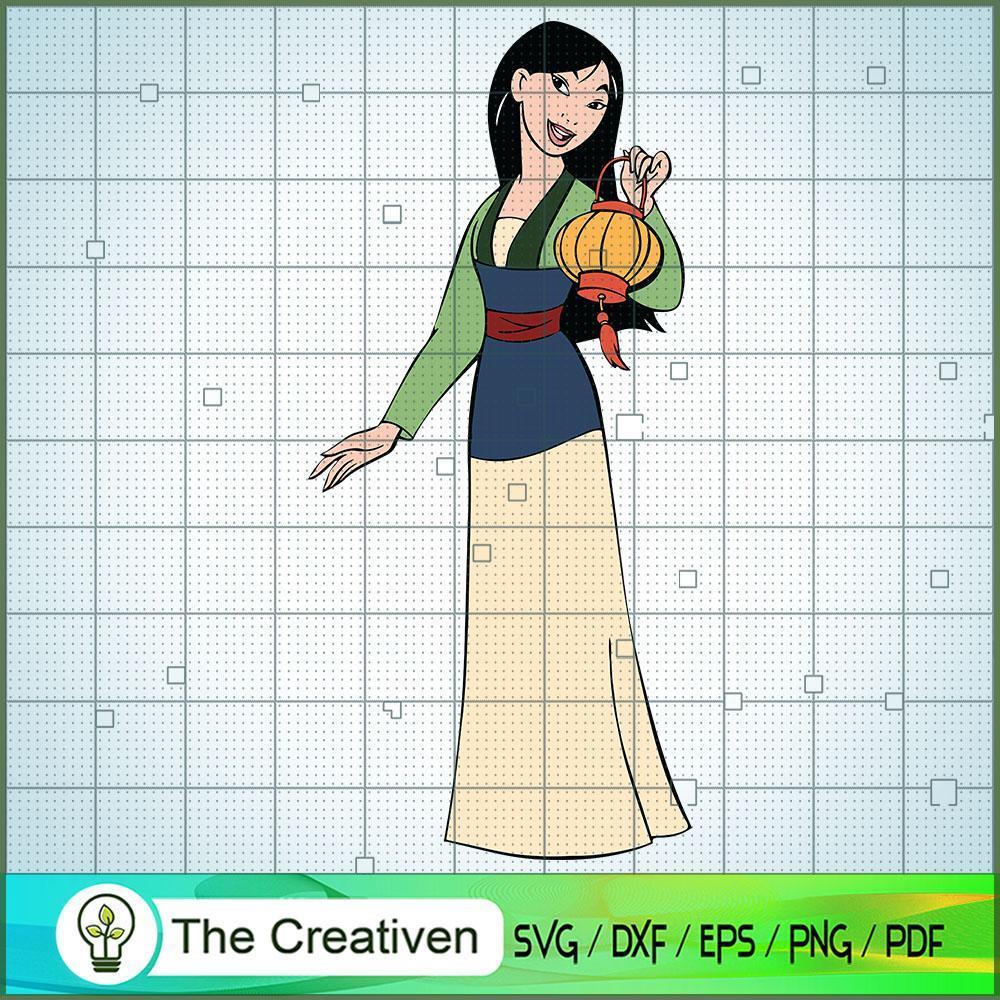 Mulan Smile Take A Lantern SVG Cut File for Cricut & Silhouette 1 Mulan Smile Take A Lantern SVG Cut File for Cricut & Silhouette