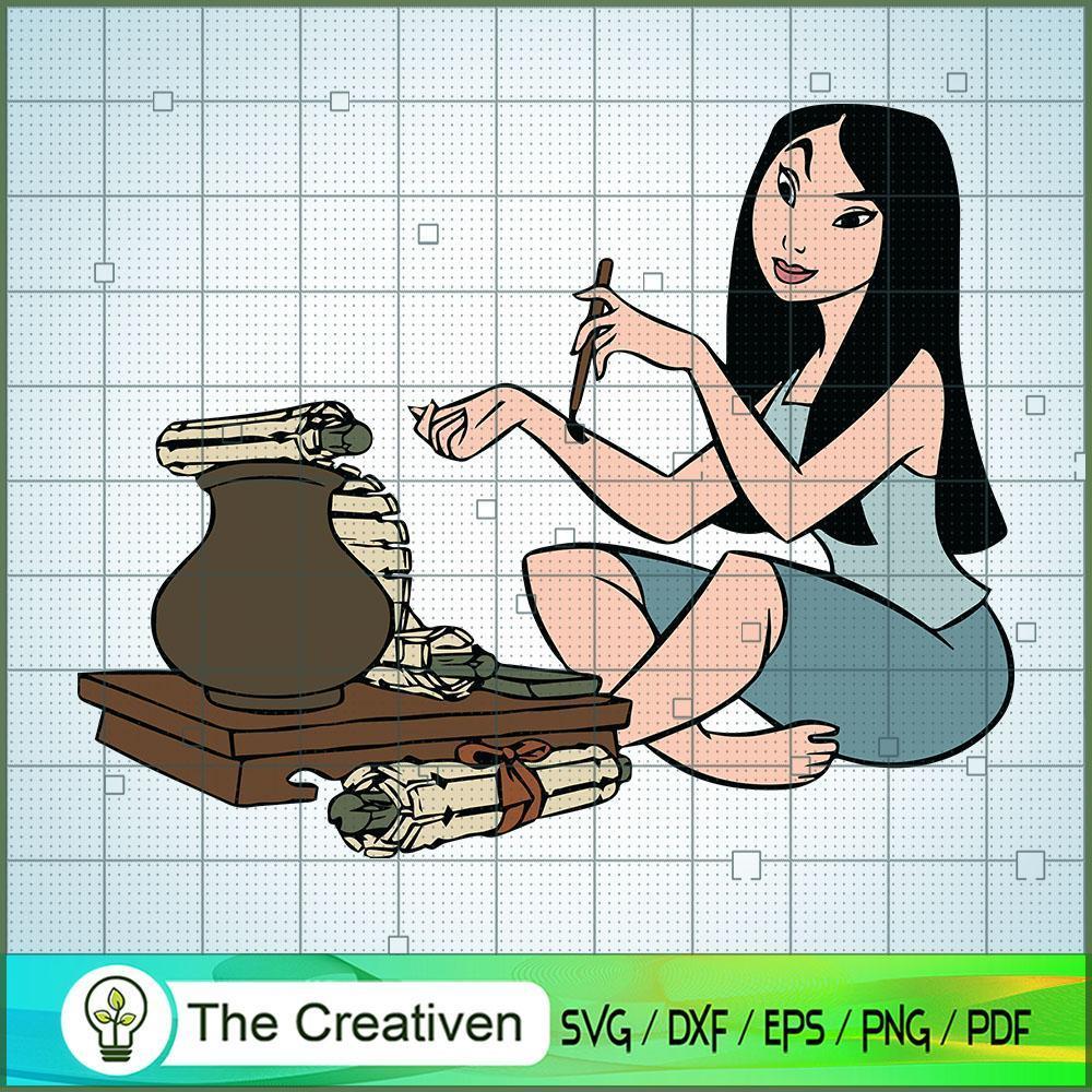 Mulan Write SVG Cut File for Cricut & Silhouette 1 Mulan Write SVG Cut File for Cricut & Silhouette