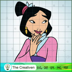 Lover Face Mulan SVG Cut File for Cricut & Silhouette