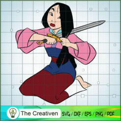 Mulan Sword Haircuts SVG Cut File for Cricut & Silhouette