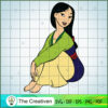 Mulan Sit Here SVG Cut File for Cricut & Silhouette