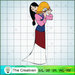 Mulan Dancing SVG Cut File for Cricut & Silhouette
