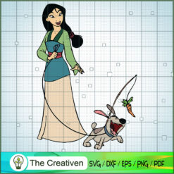 Funny Mulan Joke With Little SVG Cut File for Cricut