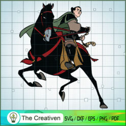 Li Shang Ride A Horse SVG Cut File for Cricut & Silhouette