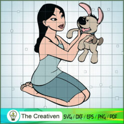 Mulan Carry Little Brother SVG Cut File for Cricut & Silhouette