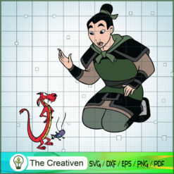 Li Shang And Mushu SVG Cut File for Cricut & Silhouette