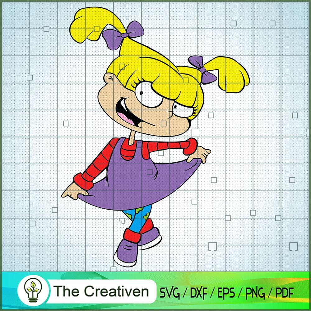 Rugrats Angelica Pickles Funny SVG Cut File for Cricut & Silhouette 1 Rugrats Angelica Pickles Funny SVG Cut File for Cricut & Silhouette