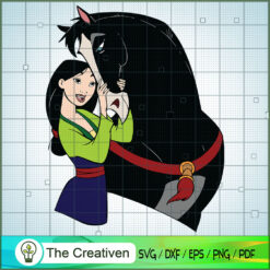 Mulan And Khan SVG Cut File for Cricut & Silhouette