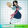 Mulan Fan Martial Arts SVG Cut File for Cricut & Silhouette 2 9 copy 84