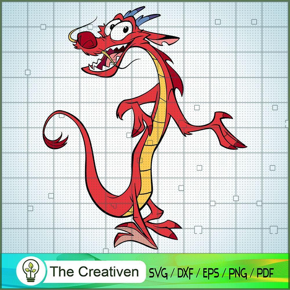 Funny Mushu SVG, Mulan Characters SVG, Disney Movie SVG, Cartoon SVG 1 5 copy 87