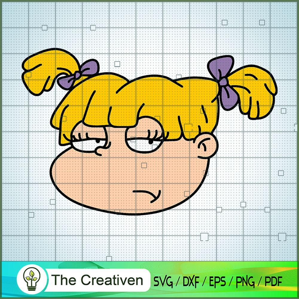 Rugrats Angelica Pickles Head SVG, Rugrats Characters SVG, Rugrats SVG 1 Rugrats Angelica Pickles Head SVG, Rugrats Characters SVG, Rugrats SVG