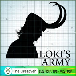 Loki's Army Black Shadow SVG Cut File for Cricut & Silhouette