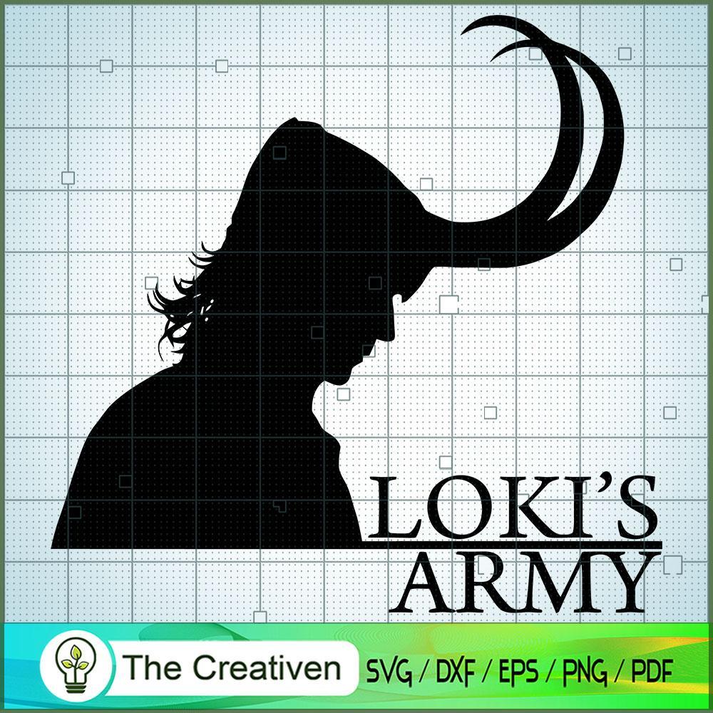 Loki's Army Black Shadow SVG Cut File for Cricut & Silhouette 1 Loki's Army Black Shadow SVG Cut File for Cricut & Silhouette